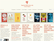 Tablet Screenshot of fritzagency.com